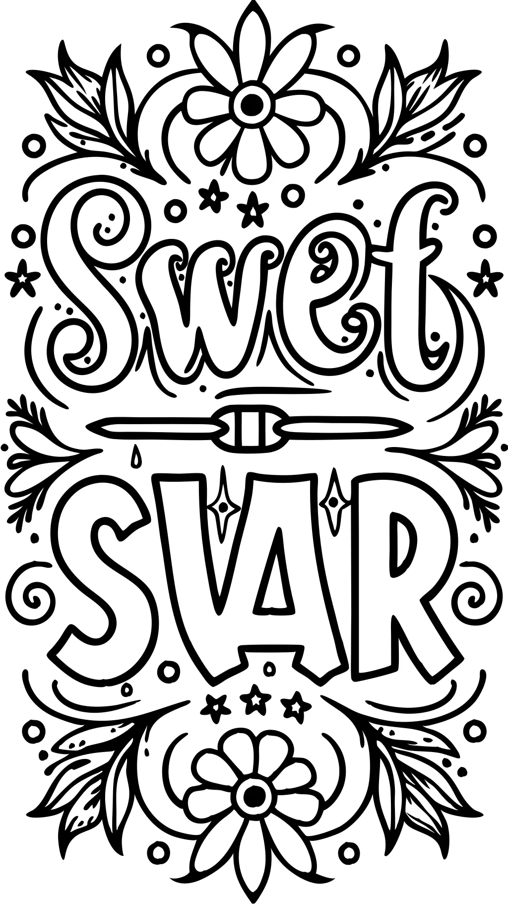 adult coloring pages swear words